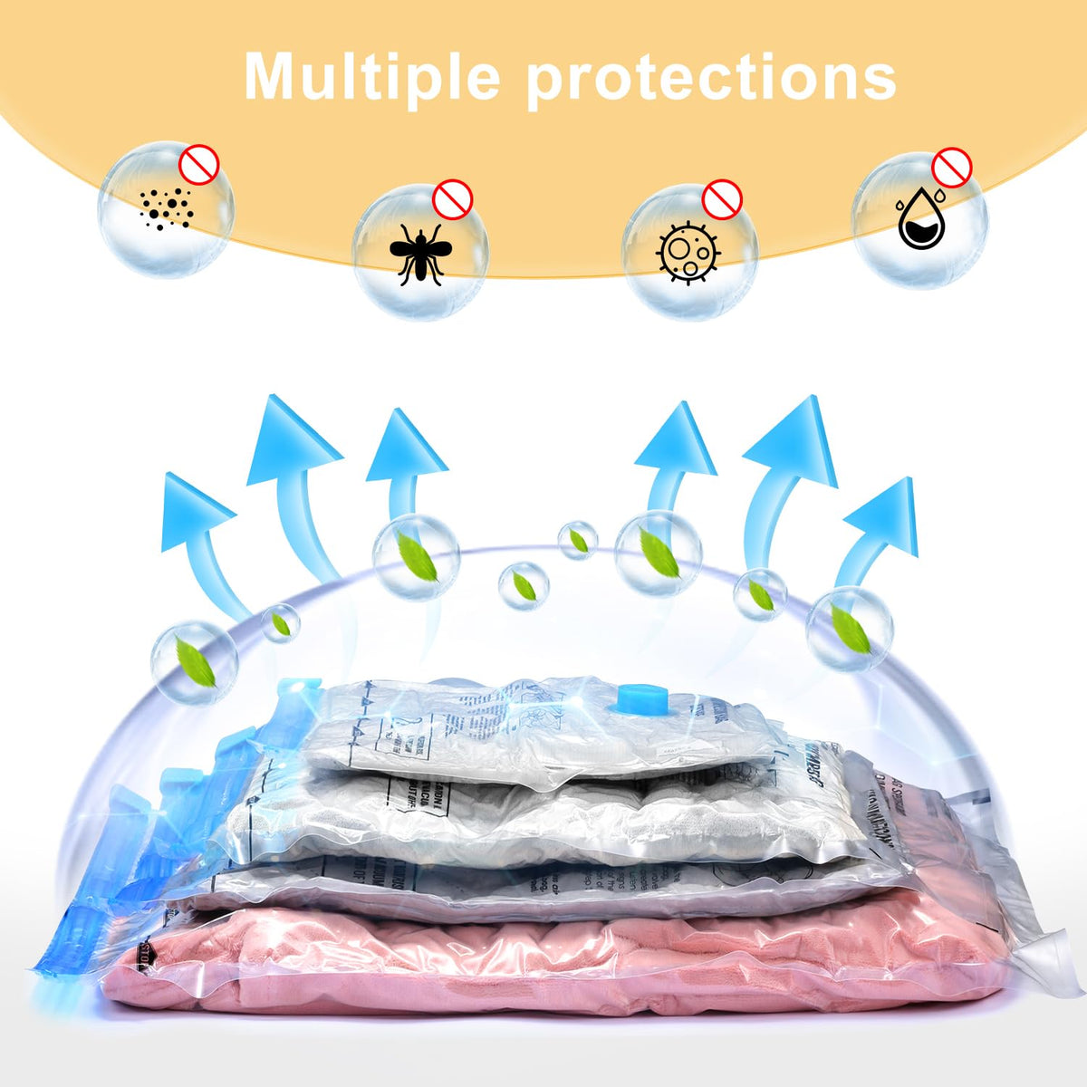 UPGOGO luggage packing example demonstrating optimized space