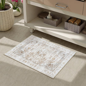 Uphome rug beside sink enhances daily comfort and safety