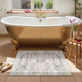 Uphome vintage oriental detail adds character to bathroom decor
