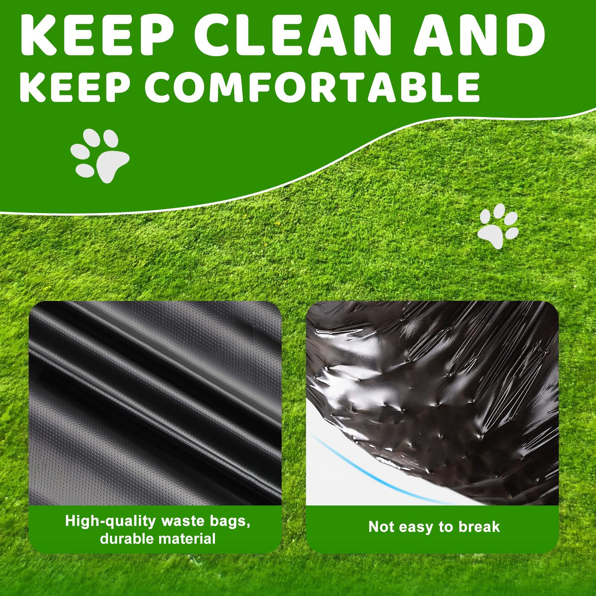 Uppcasir dog poop trash can includes 100 bags for easy pickups