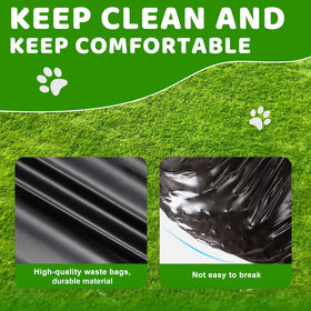 Uppcasir dog poop trash can includes 100 bags for easy pickups