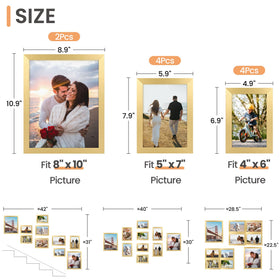 upsimples 5x7 collage frame great for wall or tabletop arrangements.
