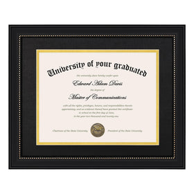 upsimples 11x14 diploma frame with HD glass for crystal-clear display