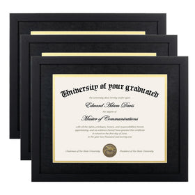 Upsimples 11x14 diploma frame with a clean finish for wall display.