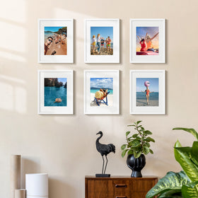 upsimples 11x14 frame set white matte packaging ready for gifting