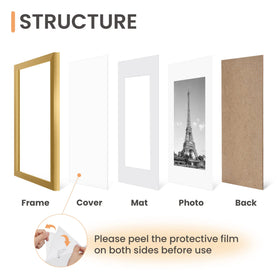 Upsimples 11x14 frame without mat highlights bold wall display.