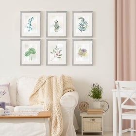 upsimples 11x14 five-frame gray set back view showing hanging hardware