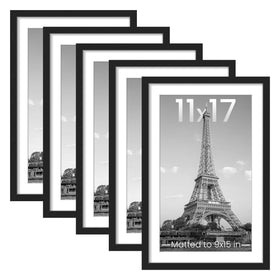 Upsimples 11x17 frame set in black for a stylish wall gallery.
