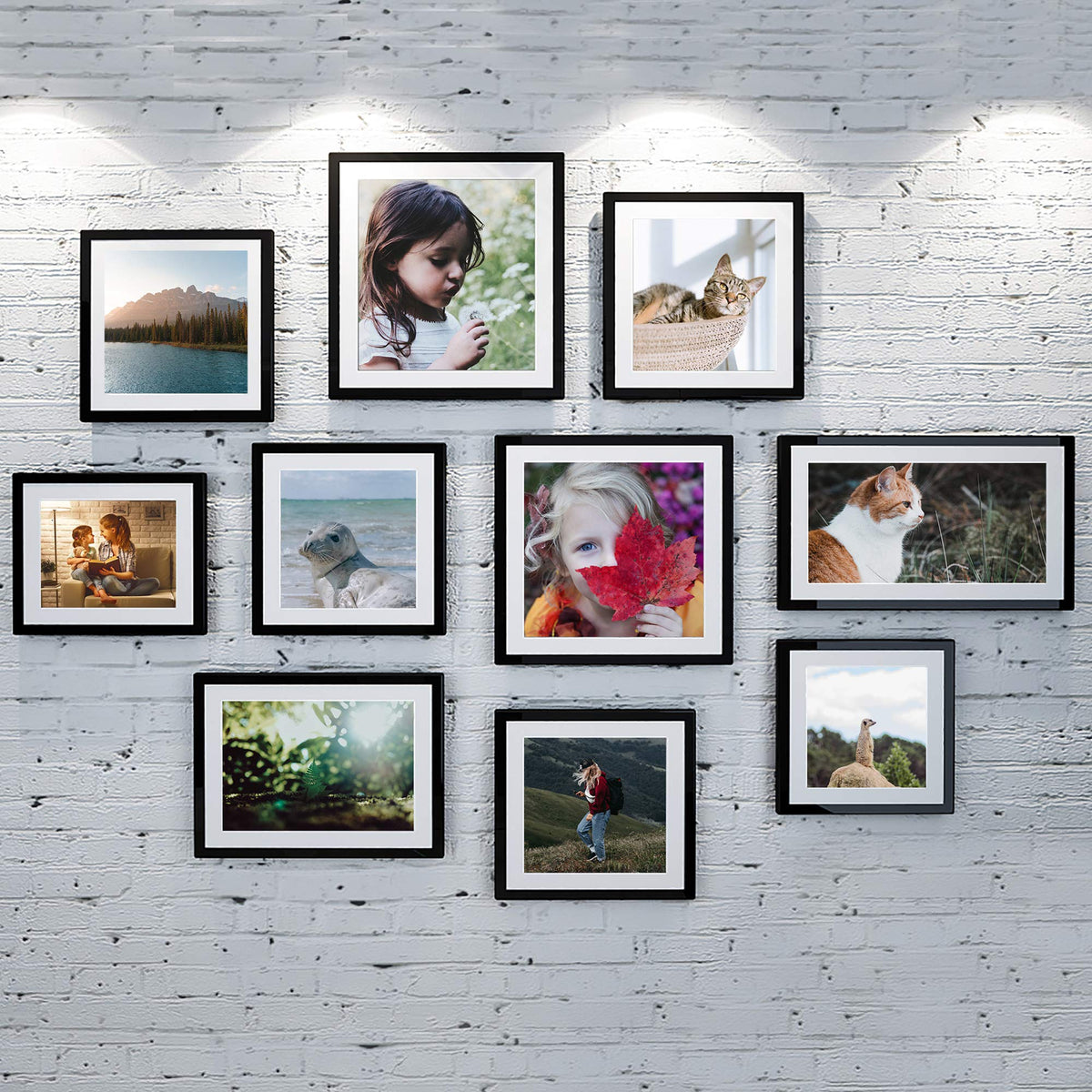 upsimples 11x17 with mat display highlights photos with clean, professional borders.
