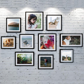 upsimples 11x17 with mat display highlights photos with clean, professional borders.