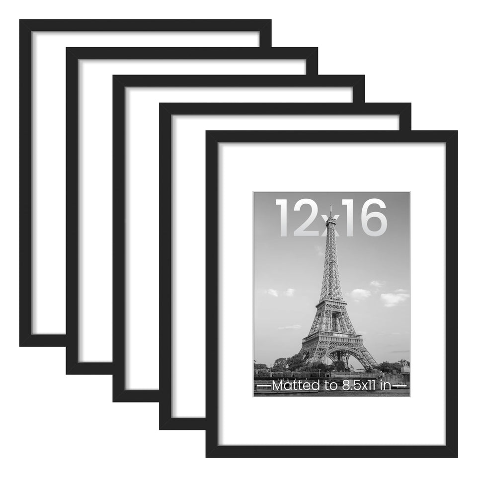 upsimples 12x16 picture frame set on wall creates a cohesive gallery