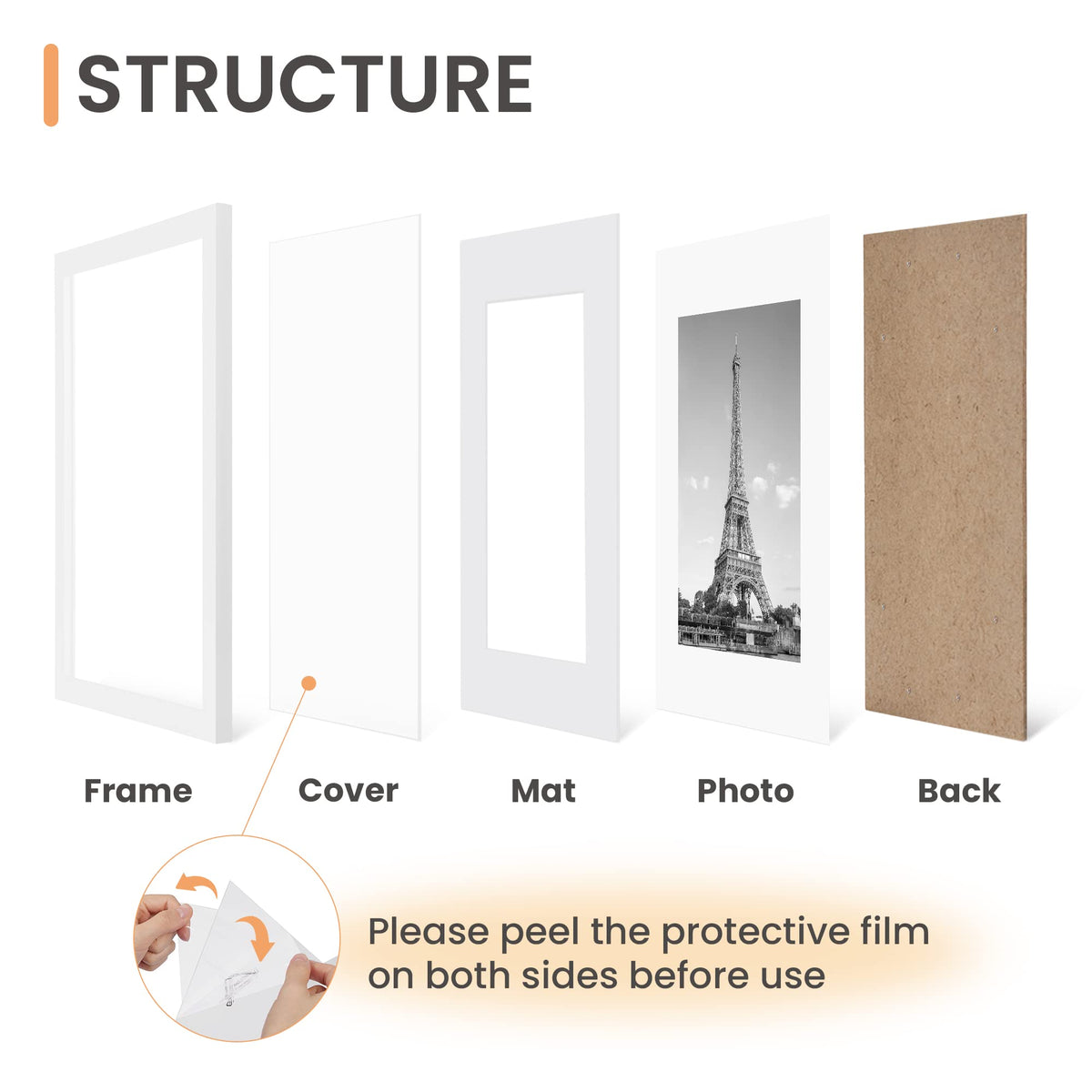 upsimples 12x16 frame without mat for larger print presentation