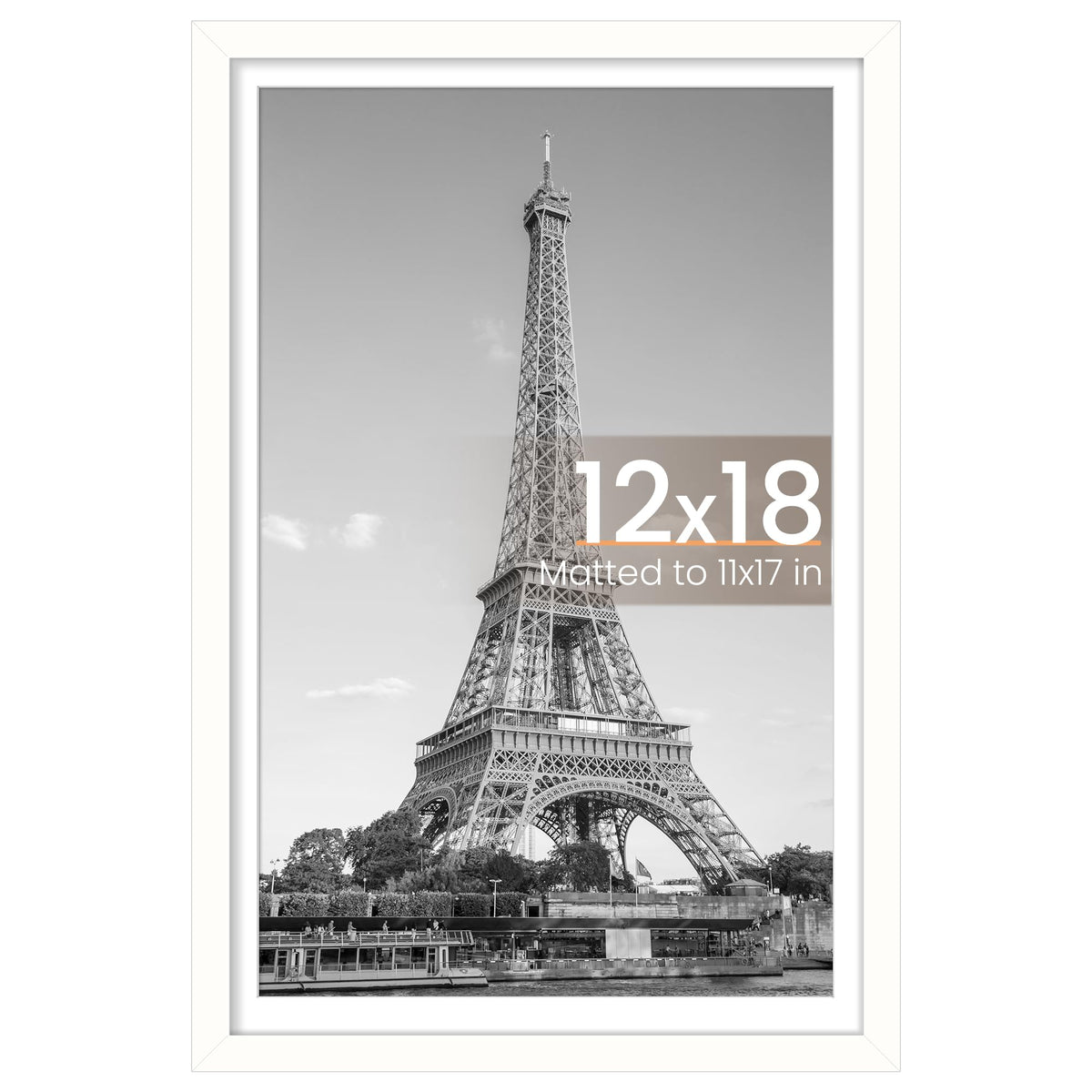 Upsimples 12x18 frame with mat enhances poster display stability