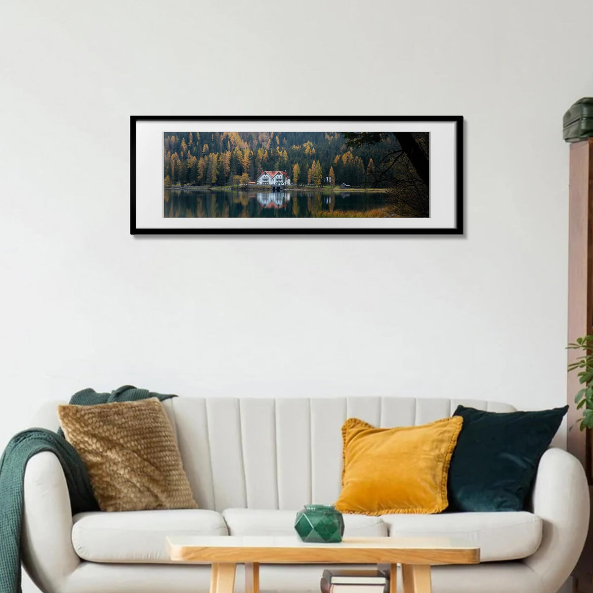 upsimples 12x36 frame with mat displaying 10x30 photo for clean presentation