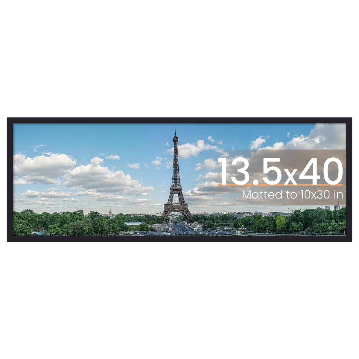 upsimples 13.5x40 picture-frame front view with clear panoramic display