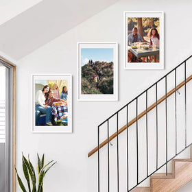 upsimples 14x20 frame with mat for secure photo presentation.