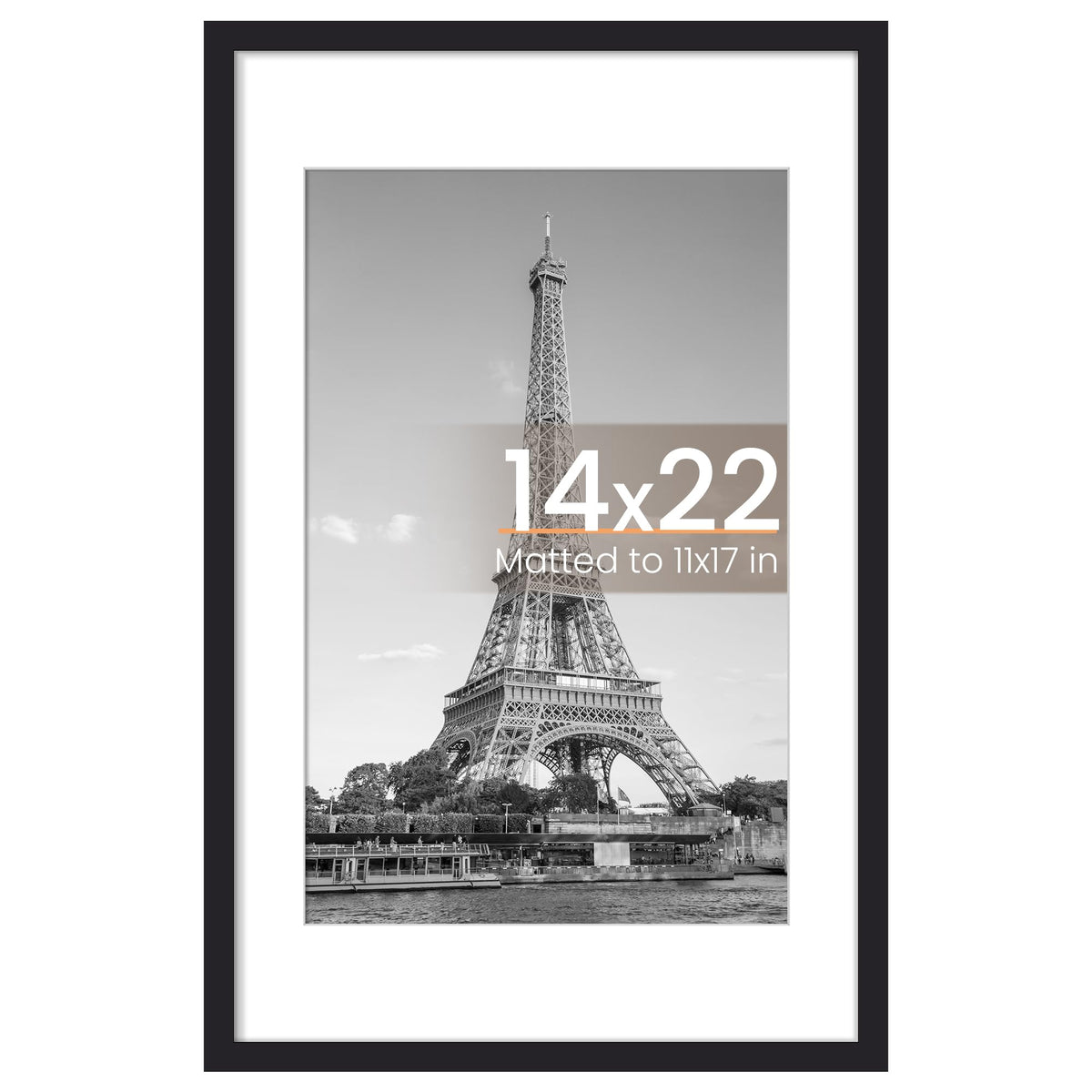 upsimples 14x22 frame front view highlights durable build and clear visibility