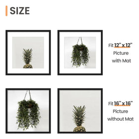 upsimples 16x16 frame without mat for bold, larger-photo display