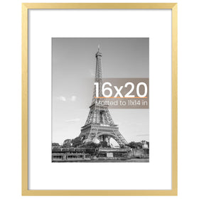 upsimples 16x20 gold frame front view for elegant home display