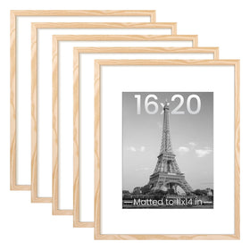 Upsimples 16x20 frame set of 5, front view for gallery-ready wall display