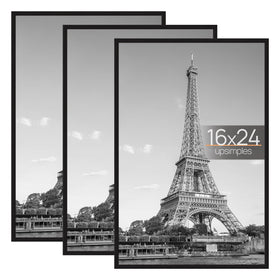 upsimples 16x24 frame front view in a 3-pack for wall gallery display