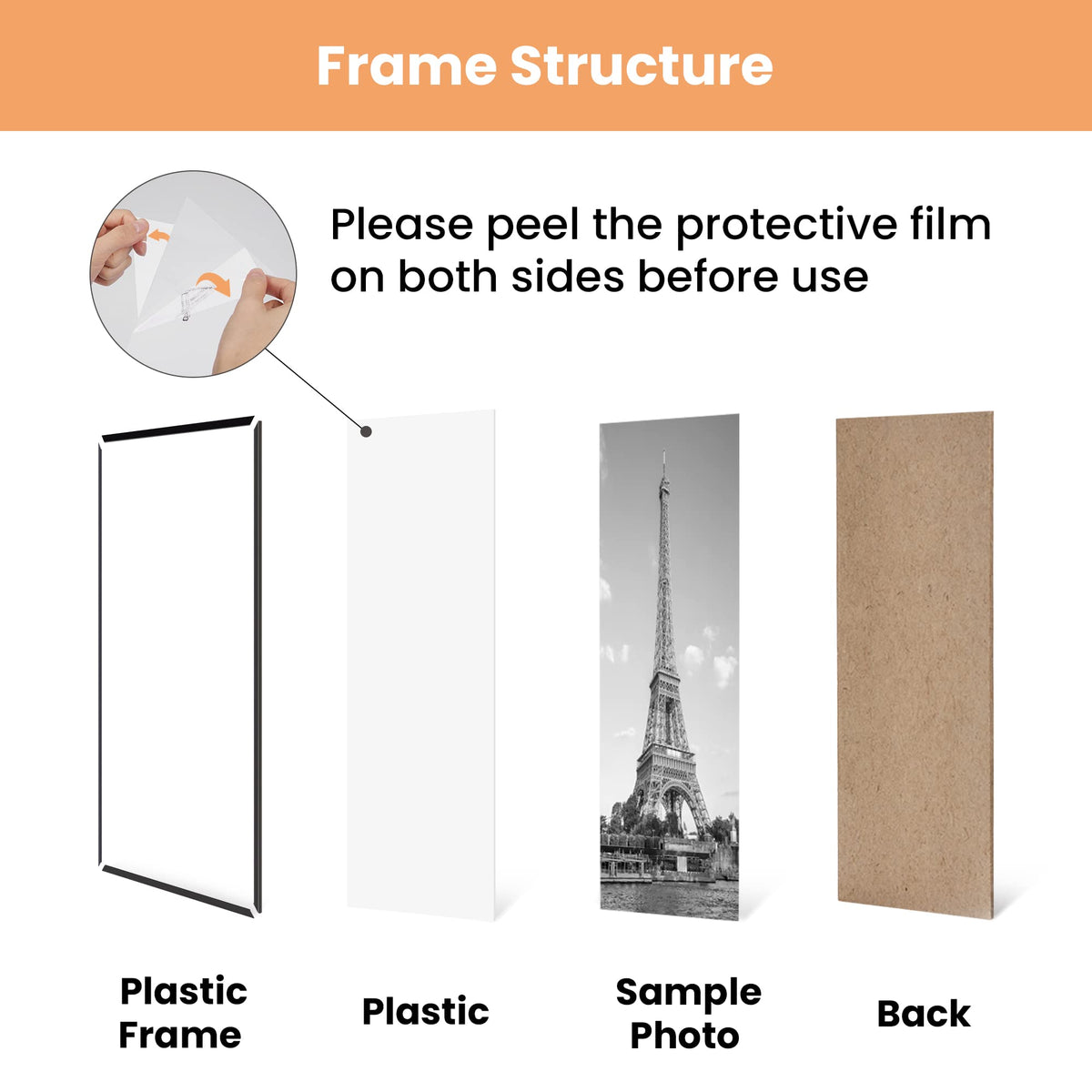 upsimples scratch-proof cover close-up protecting posters