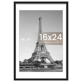 upsimples 16x24 frame front view with clear glass for vibrant photos