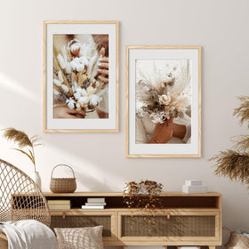 upsimples 16x24 frame with mat inside for polished, gallery-like displays.