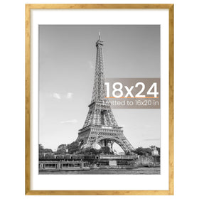 Upsimples 18x24 bronze frame front view showing sturdy construction for wall display.