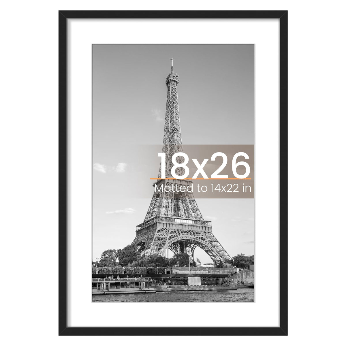 upsimples 18x26 frame front view for durable home display