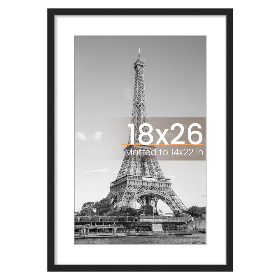 upsimples 18x26 frame front view for durable home display