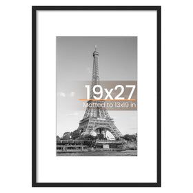 Upsimples 19x27 poster frame front view with clear display.