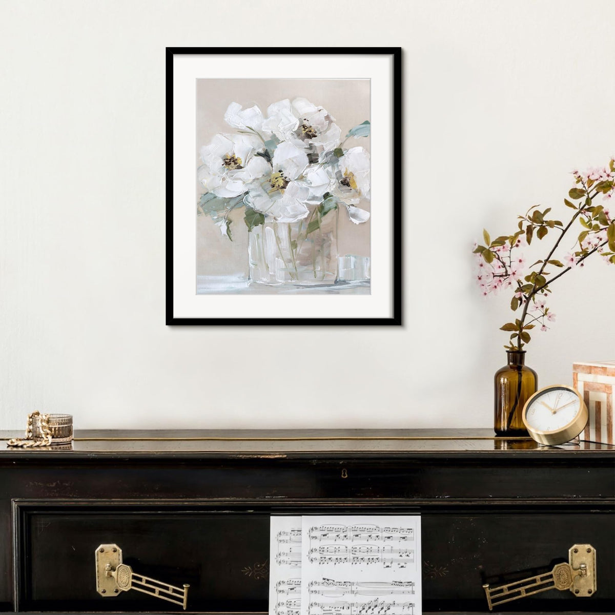 Upsimples 20x24 frame with mat displaying 16x20 inside for poster versatility.