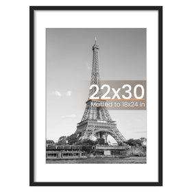 upsimples 22x30 picture frame front view highlighting sturdy build and clear photo visibility