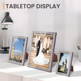 upsimples built-in hook and stand enable flexible hanging.