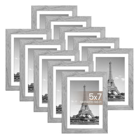 upsimples 5x7 frame set displayed on wall for a neat collage.