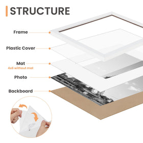 upsimples 8x10-5x7-4x6 frames layout, easy to arrange for a gallery wall.
