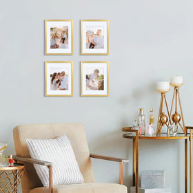 Upsimples 8x10 frame with mat showcases your photos securely in style.