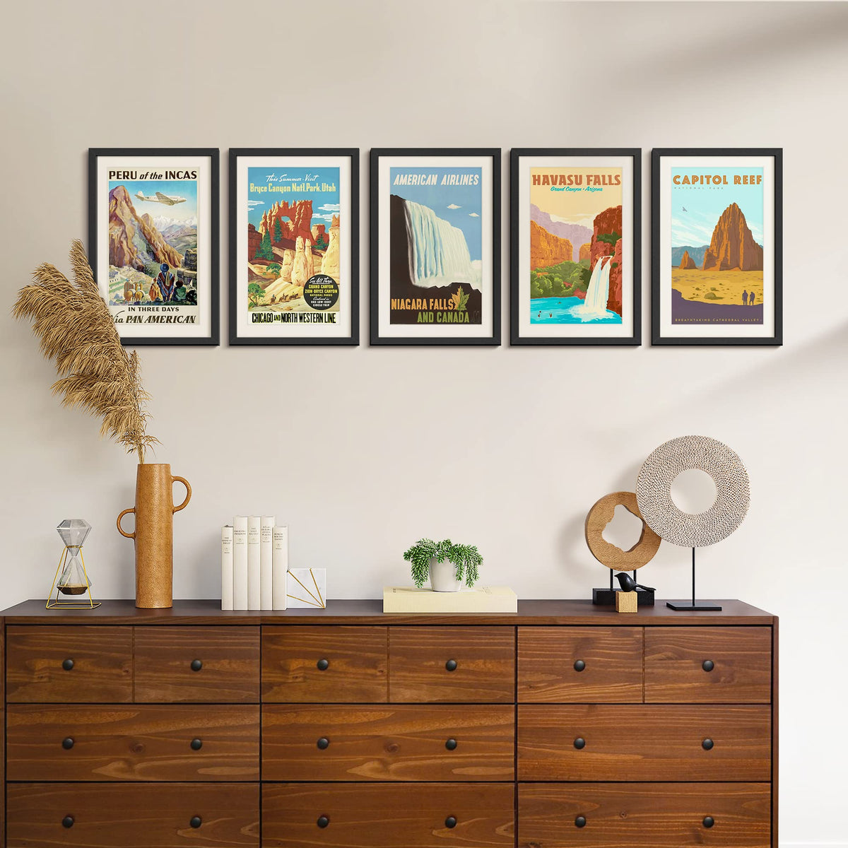 Upsimples 9x15 frame with mat close-up showing precise photo alignment.