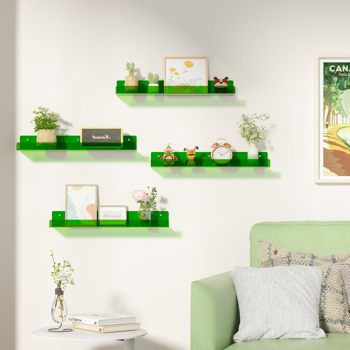 upsimples acrylic shelves clear display show items neatly and quickly