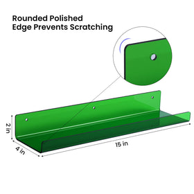 upsimples wall shelves with pre-drilled holes for easy mounting