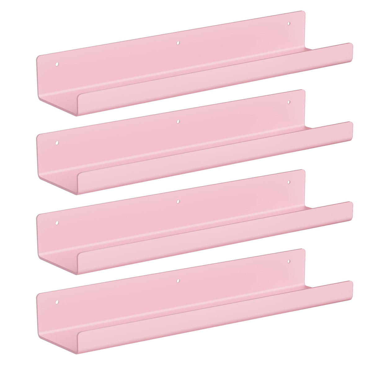 upsimples acrylic shelves with easy-install hardware included for quick setup