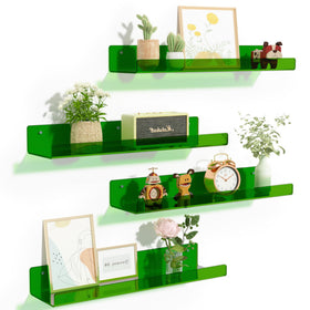 upsimples acrylic shelves space-saving wall display for organized rooms
