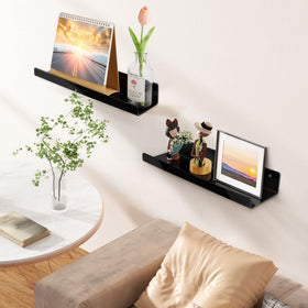 upsimples acrylic shelves row setup demonstrates stylish wall decor alignment.
