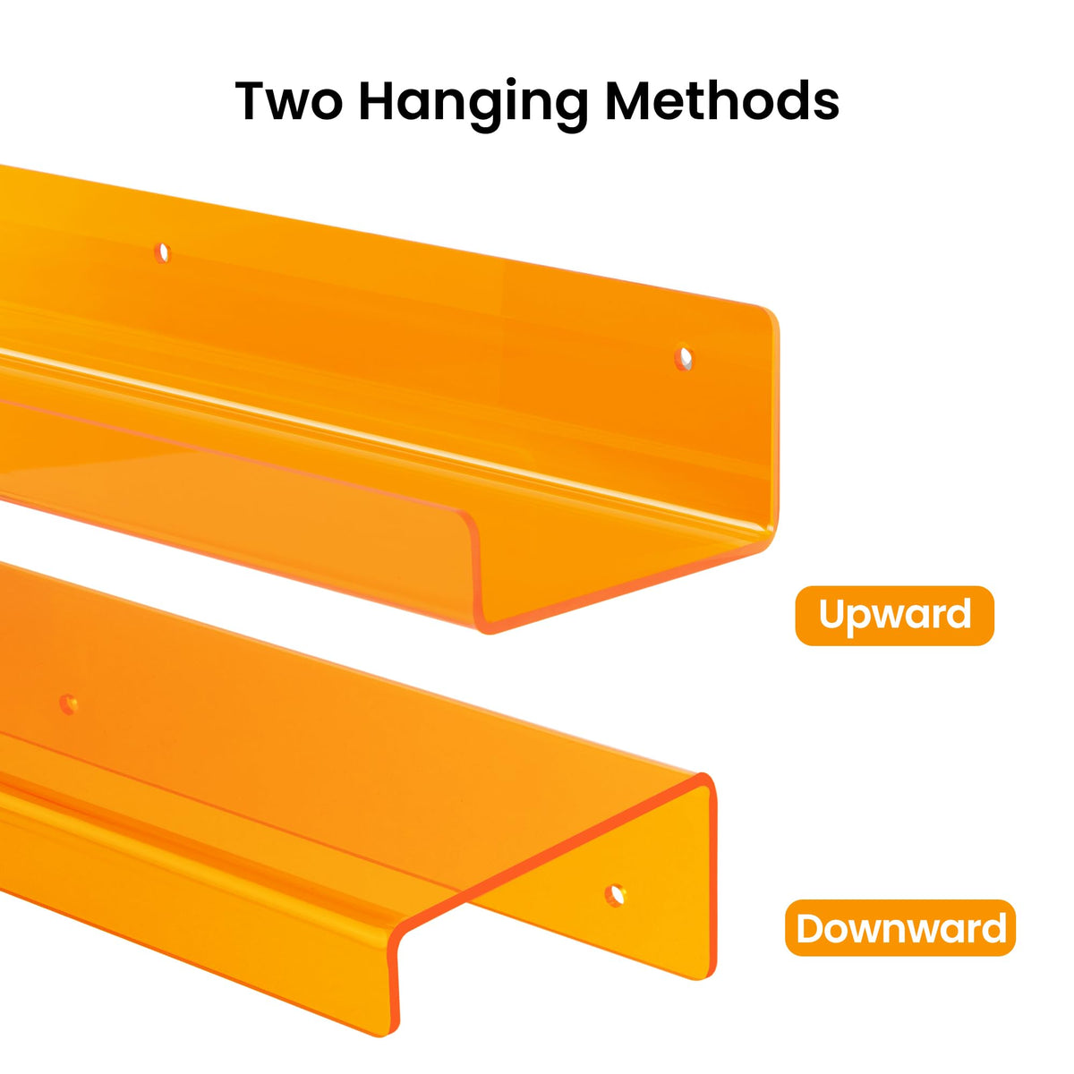 upsimples bedroom and living room display shelf ideal for perfumes and trinkets.