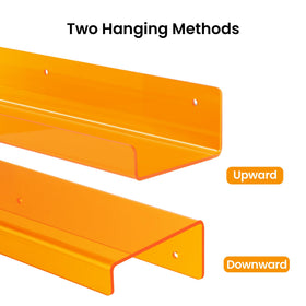 upsimples bedroom and living room display shelf ideal for perfumes and trinkets.