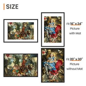Upsimples black frame packaging protects contents during shipping and handling