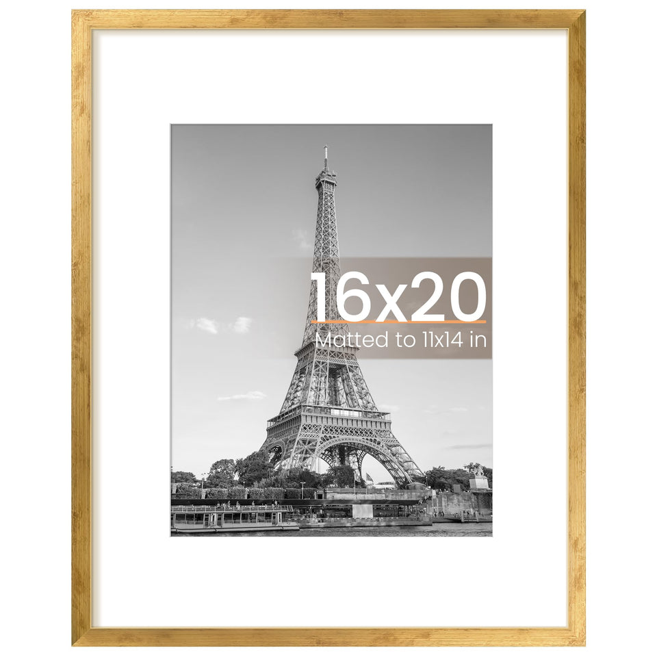 upsimples bronze 16x20 frame front view for timeless wall display