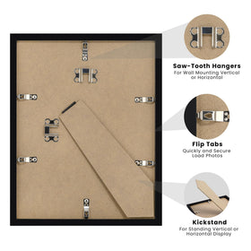 upsimples certificate frame with flip taps for quick back removal and updates