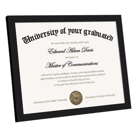 upsimples certificate frame with high-definition glass for crystal-clear viewing
